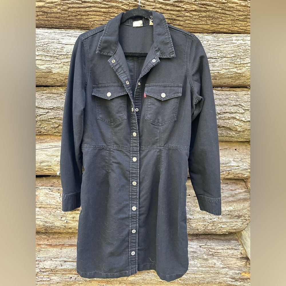 Levi’s Black Denim Dress Size L